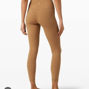 Tan Lululemon align leggings